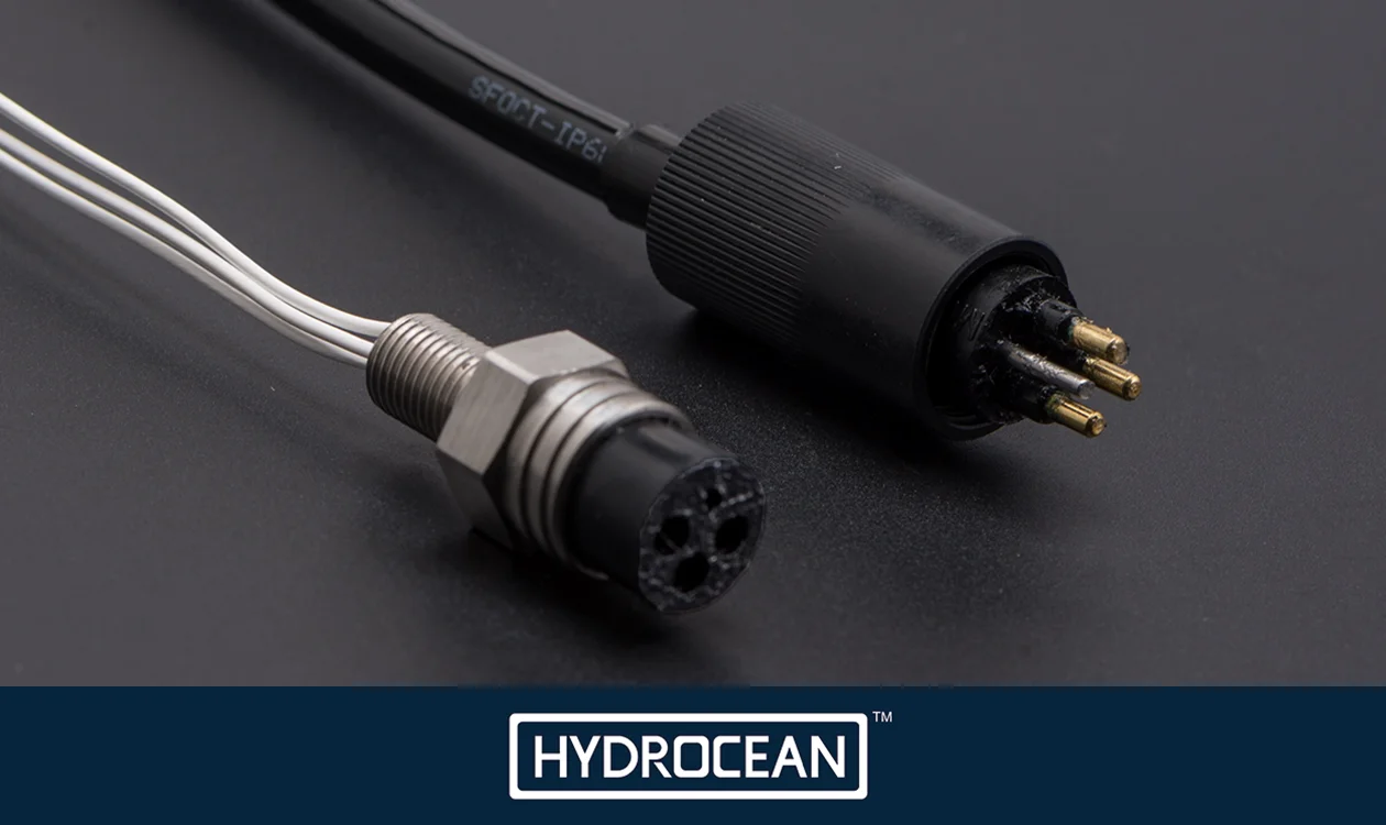 Hydrocea 1000m Depth ROV Open Diy Kit Waterproof Connector Female Socket Male Cable for Subcon Remote Operated Vehicle 3