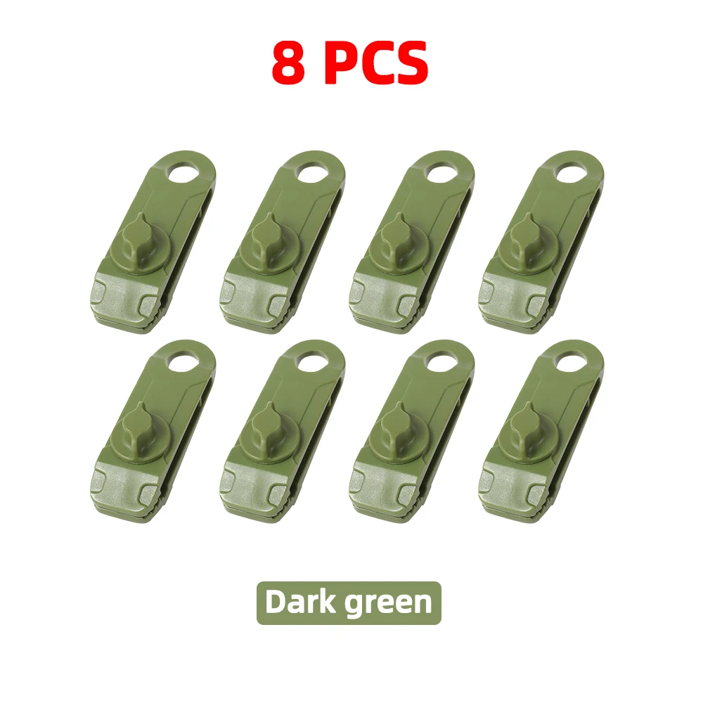 8 Pcs Green