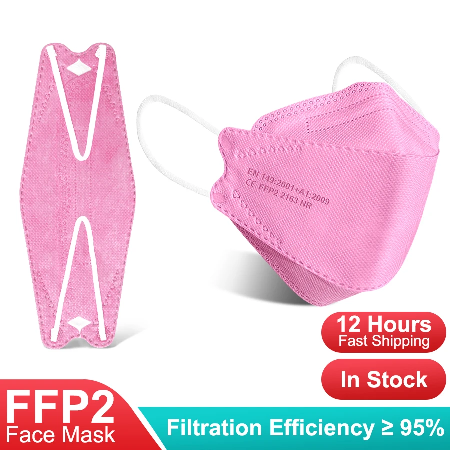 Face Respirator Masks Protective Mask Ffp2 Masks Adult Kn95 Ce