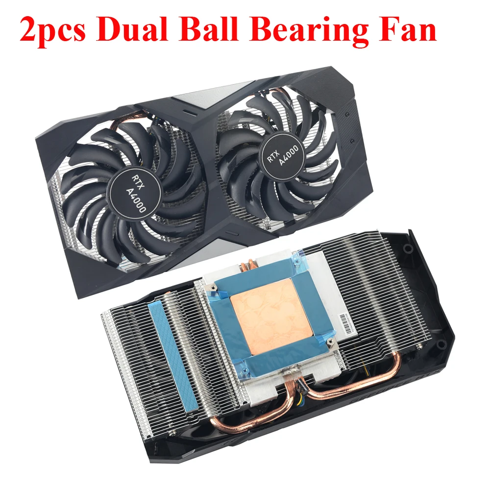 stof Sidelæns periode Upgraded Heatsink With Fan Replacement PNY RTX 3060 GPU For Retrofit NVIDIA  RTX A4000 Graphics Card Cooler A4000 Heatsink Fan _ - AliExpress Mobile