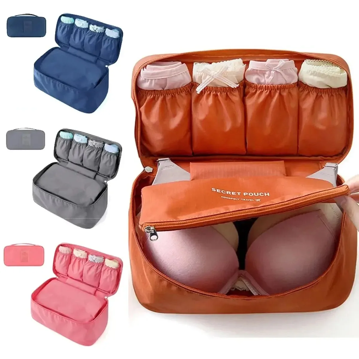 

Multi-functional Portable Travel Organizer Bag Bra Underwear Brganizer Bag Outdoor Travel Makeup Bag Clothing Organizer Bag
