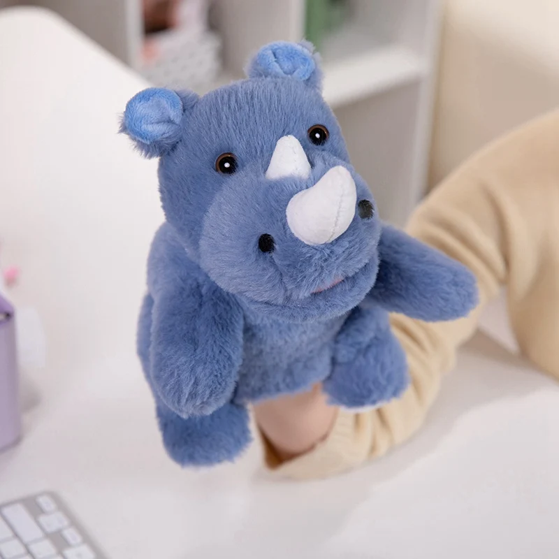 thumbnail image 1 of 30 Styles Stuffed Plush Animals Toys Hand Finger Story Puppet Cute Dolls Educational Babys Duck Lamb Cow Dog Horse Children Gift, 1 of 5
