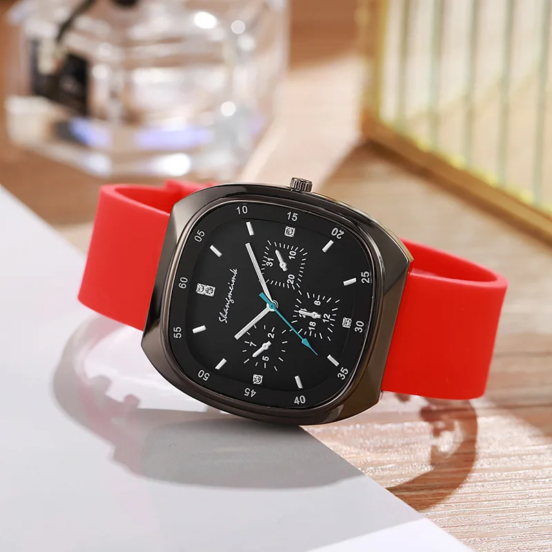 

New Fashion Women Watches Students Casual Quartz Watch Men Square Silicone Jelly Watches Relogio Feminino Ladies Wrist Watches