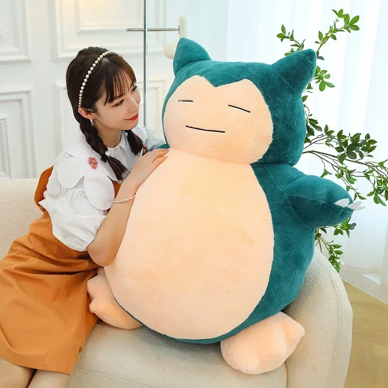 Big Size 60Cm Pokemon Cute Snorlax Anime Peluche Pokemon Monster Plushies Soft Peluche Regali
