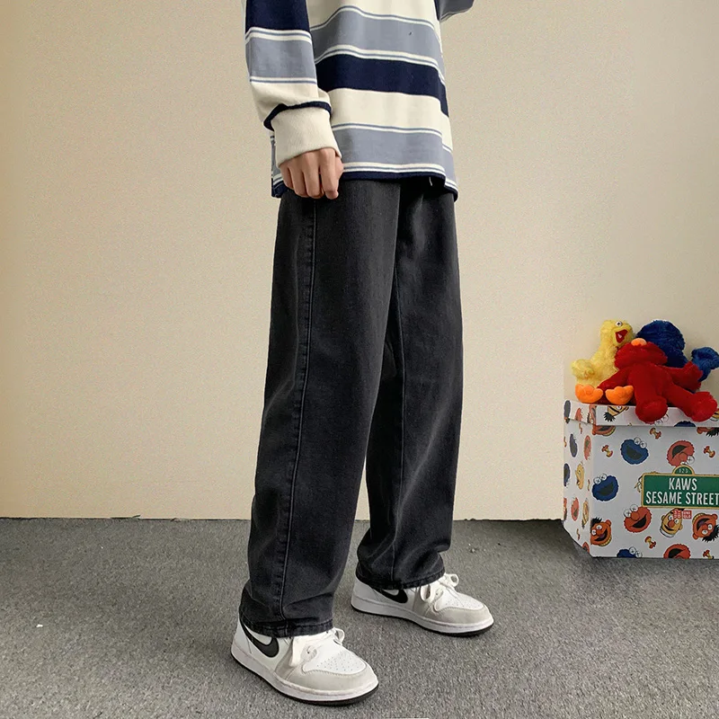 Baggy Jeans Men Korean Fashion Loose 