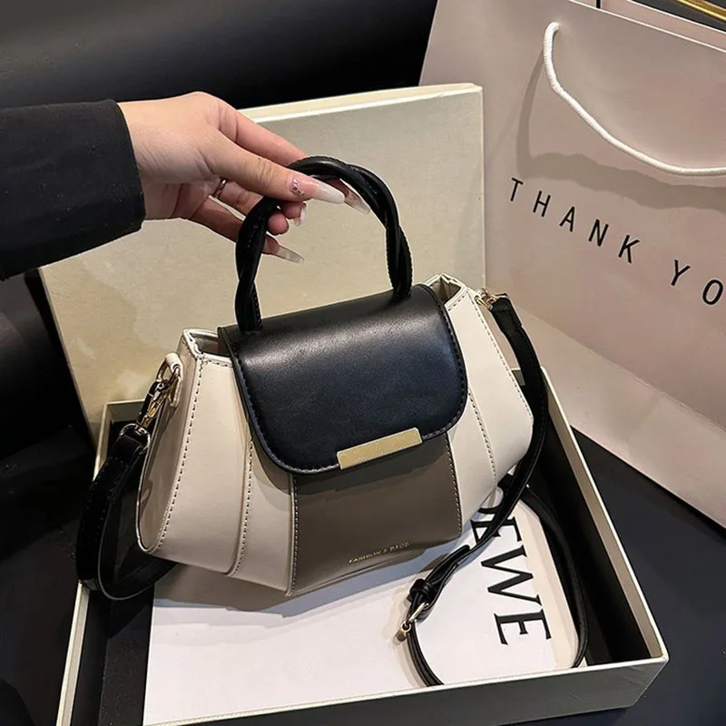 Mini Handbag Fashion Long Strap Crossbody Bags For Daily Used Square Pu Leather Shoulder Bags Handbags For Women Messenger Bags