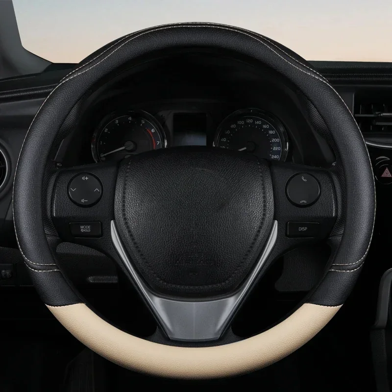 Steering Wheel Cover Car Steering Wheel Cover Universal 15 inch Breathable Anti Slip Car Interior Accessories Fit Most