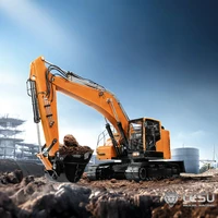 RTR LESU ET26L 1/14 RC Hydraulic Excavator Metal Machine Model Remote Control 2 Arms Digger Painted Assembled Lights Toy TH23048 1
