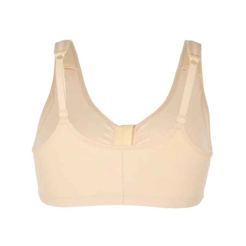 Realistic Silicone Fake Breasts Form Post-Breast Surgery Silicone Prosthesis Breast Bra Front Buckle Adjustable Bra with