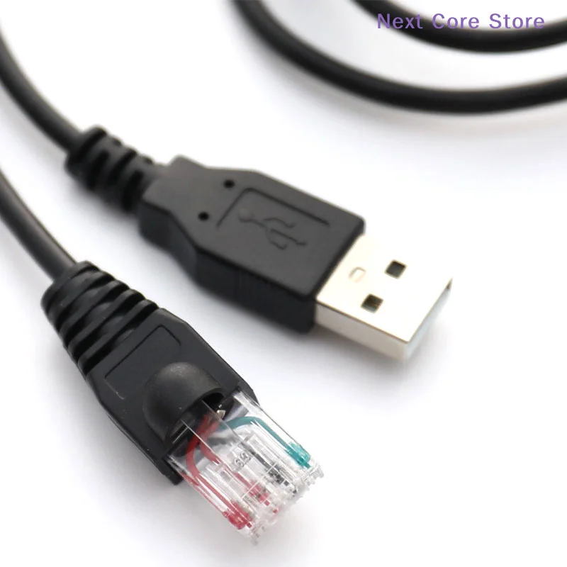 APC 스마트 UPS USB 케이블 USB-RJ50 콘솔 케이블(몰드형 스트레인 릴리프 부트 포함) 대체품 AP9827 940-0127B 940-127C 940-0127E