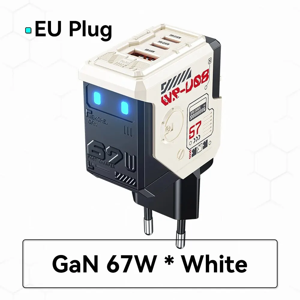White EU Plug