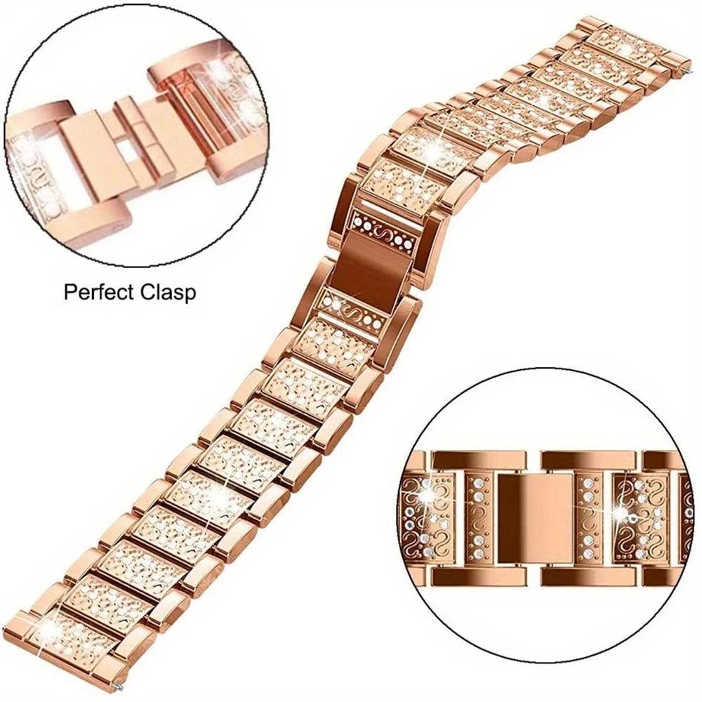Diamond Bling Stainless Steel Bracelet