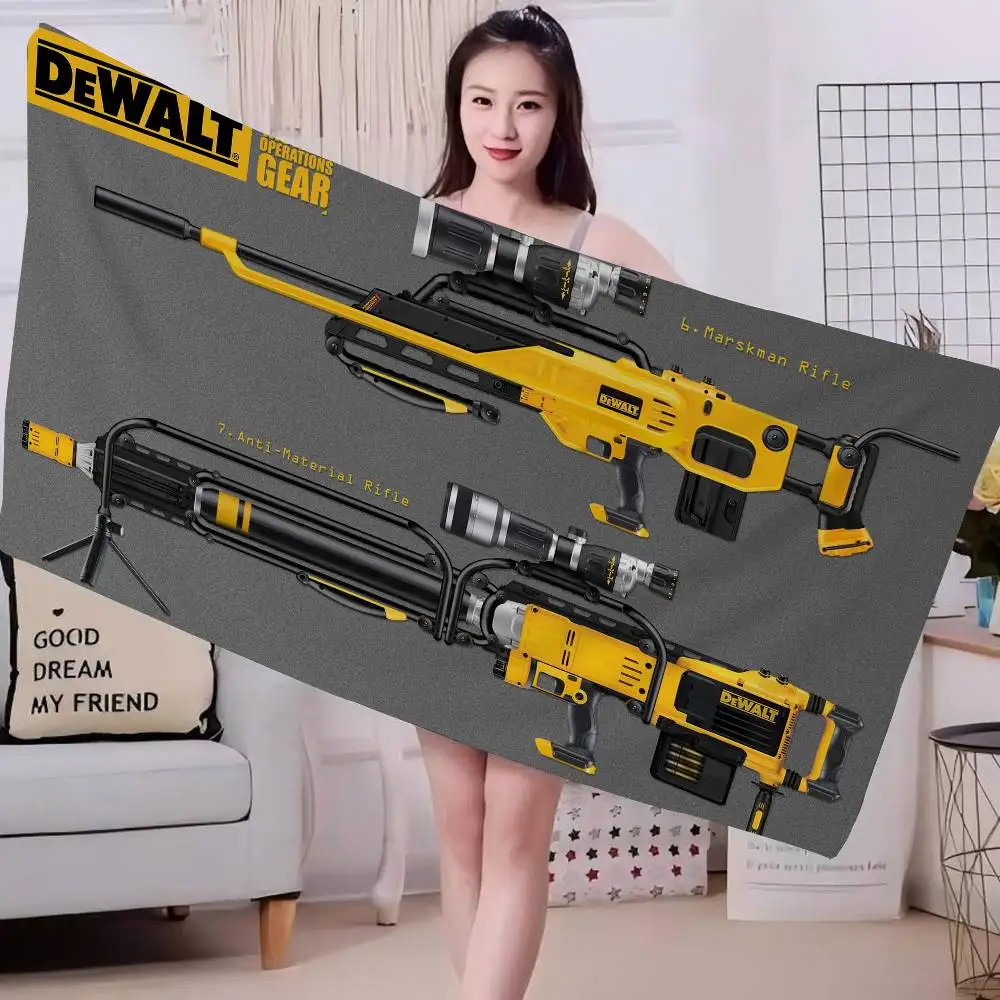 D-DEWALTS Big Microfiber Beach Towels Quick Dry Towel Sand Beach Towels Pool Towel for Travel Swim Pool Yoga