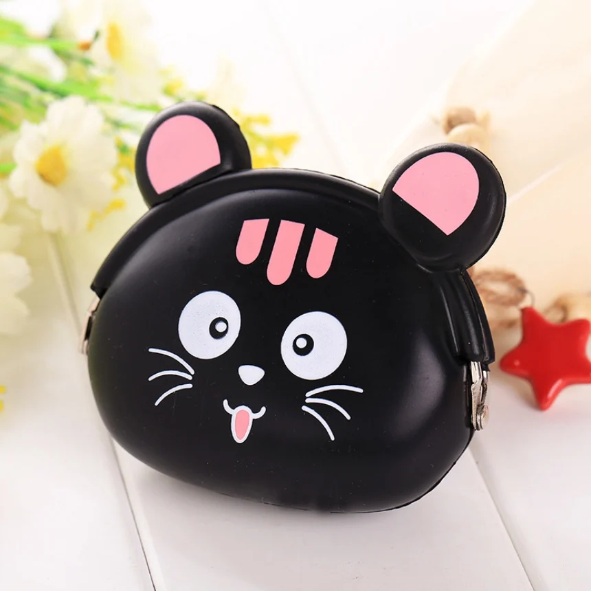 Girls Mini Silicone Coin Purse Animals Small Change Wallet Purse Women Key Wallet Coin Bag For Children Kids Gifts #DD