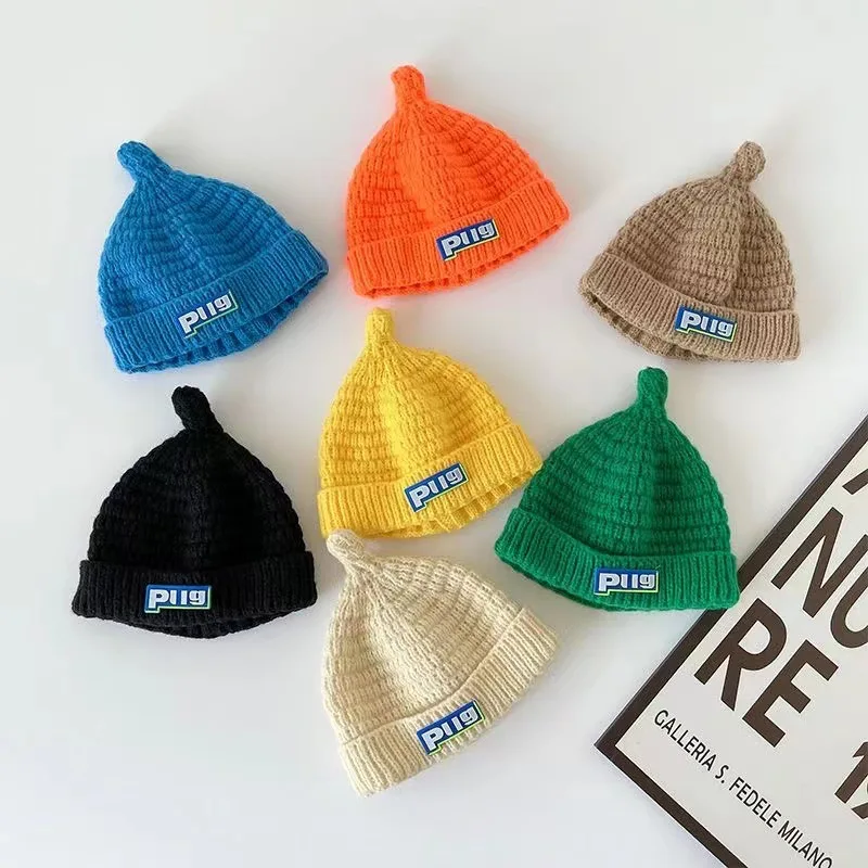 

Pacifier Cap Fashion Baby Hat For Boys And Girls Warm In Autumn And Winter For 0-1Y Old Infants Boys And Girls Hats Child Beanie