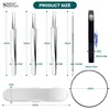 SHIDISHANGPIN Professional Tweezers Tools Kit Acne Needle Tweezers Acne Extractor Face Skin Care Cleaner Beauty Makeup Tools 2