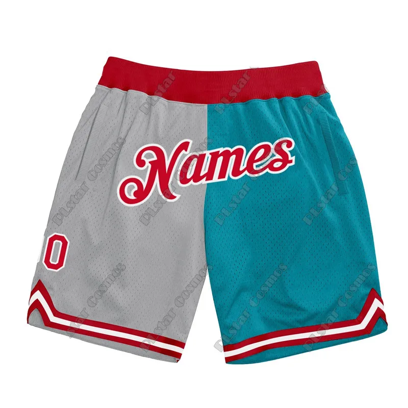 Summer Refreshing 3D Printing Custom Name Shorts Fashion Men's Basketball Shorts Casual Sports Series Shorts