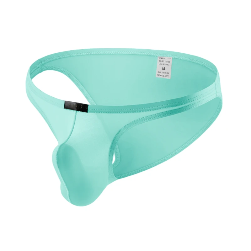 Ice Silk Briefs Mens Sexy Underwear Penis Pouch Breathable Briefs Jockstrap Man Low Waist Underpants Cueca Gay Sissy Lingerie