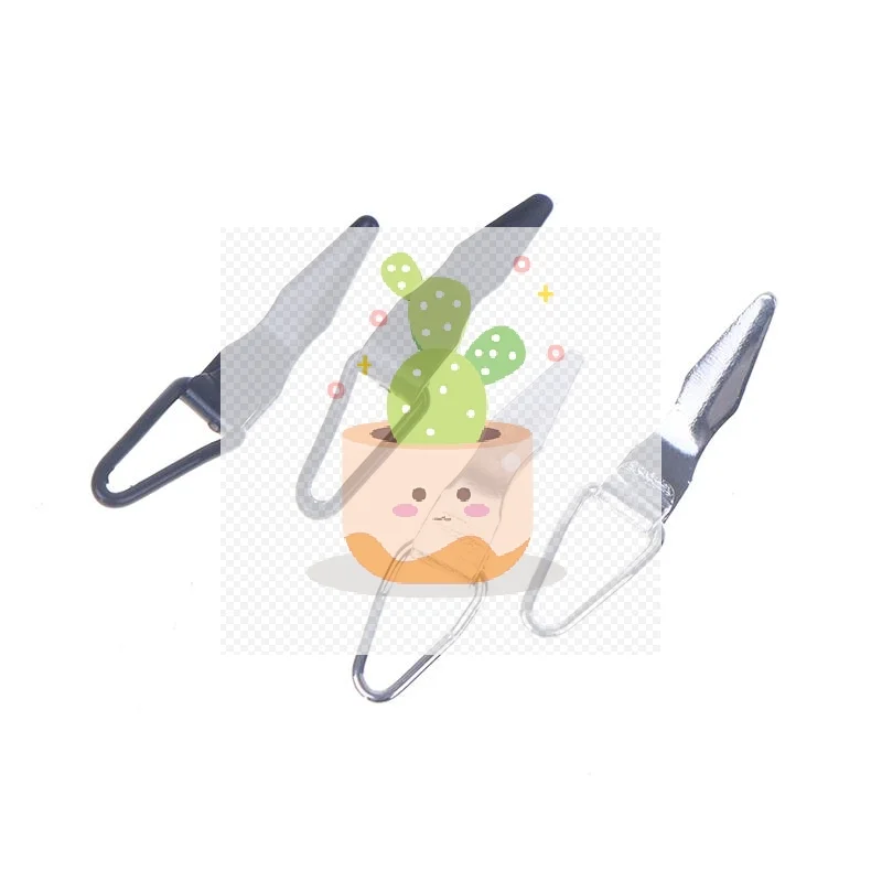 10pcs DIY Lure Accessory Black Silver Stainless Steel Hook Keeper For Lure Fly Collapsible Rod Building Component Repair