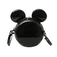 New Disney Mickey Mouse Women handbag Minnie Shoulder Diagonal Bag Casual Fashion Girl PU Round Bag Birthday Gifts 1
