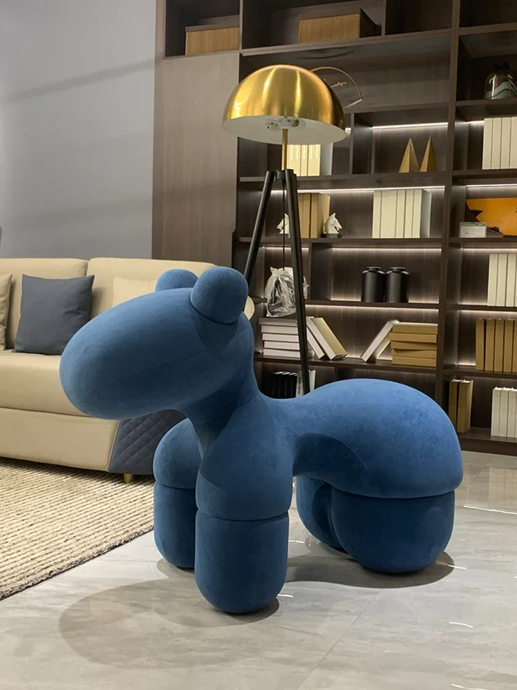 

Pony chairs, floor ornaments, sofa side home soft furnishings, light luxury
