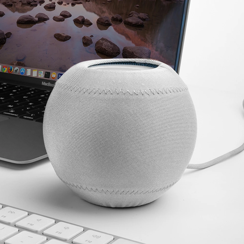 Copertura Antipolvere Per Altoparlante Per Apple Homepod Mini Smart Speaker Custodia Protettiva Homepod Mini Tranliteration Cover Rimovibile