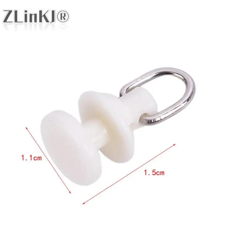 Curtain Track Glider Rail Curtain Hook Rollers Tracks Accessories for Curtains Drapes Sheer Valances Curtain Sliding Track Curtain Track Curtain Accessories Curtain Hooks 20pcs
