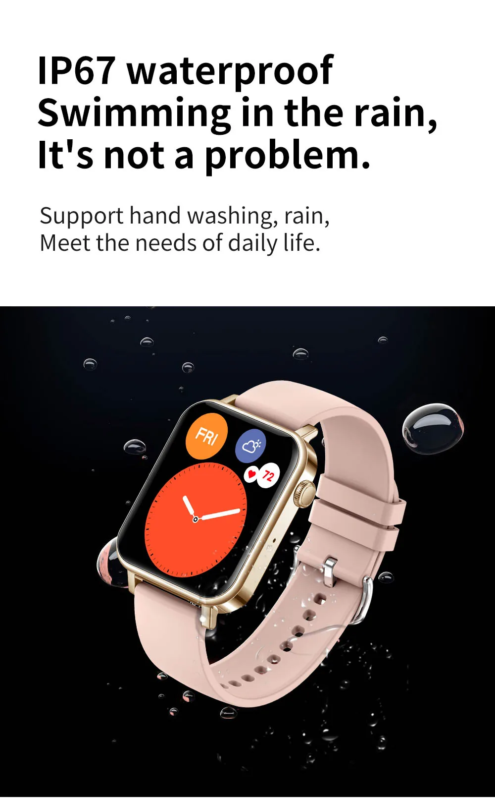 2021 New Smart Watch Women Bluetooth Call Sport Fitness Tracker Man's Watch IP67 Waterproof Heart Rate Monitor Men's Smartwatch