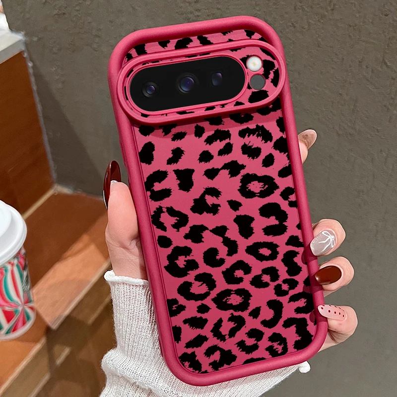 Leopard Print Shockproof TPU Silicone Phone Case