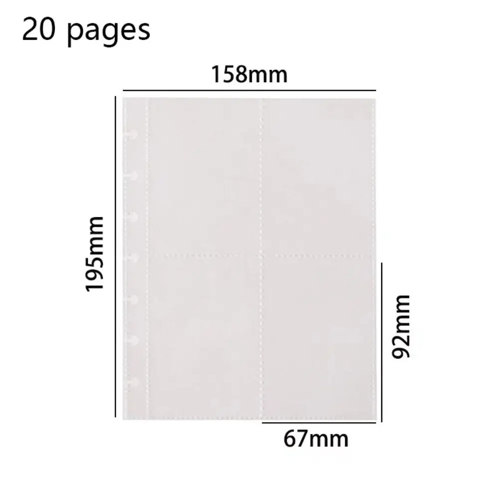 Multi-pockets 3 Inch Photo Album INS Style Idol Cards Collect Book Kpop Card Holder Loose-leaf Binder Photocard Holder