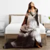 Mylene Farmer Flannel Blankets Quality Warm Soft French Singer Throw Blanket Spring Travel Outdoor Print Bedspread 5