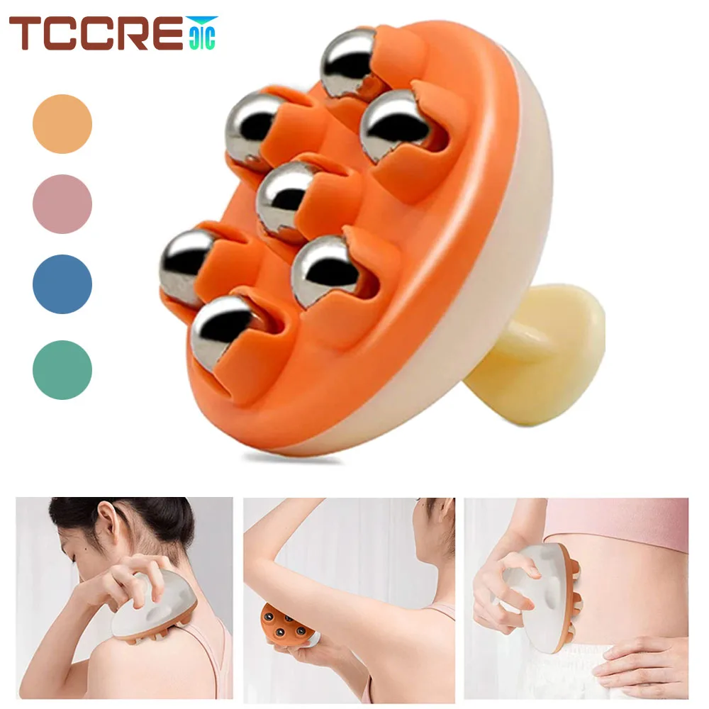 7-Bead Multifunctional Massage Roller Ball Massager Professional Pressotherapy Portable Beautiful Health Care Massage Instrument professional jewellers casting wax injection wax moldel jewelry casting wax bead jewelry making tools 450g