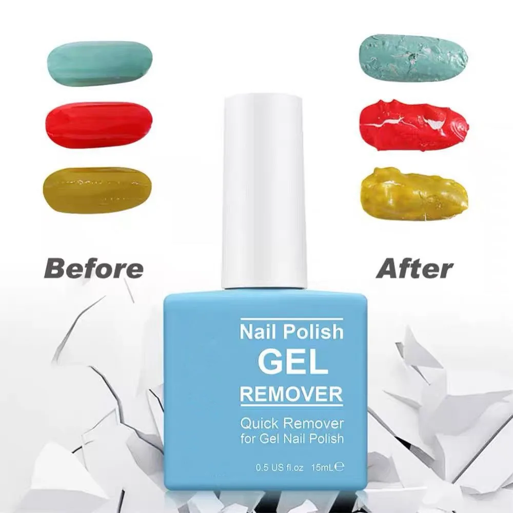Dkasama 15ml Nail Gel Polish Remover Quickly & Easily UV Gel Polish Removes Professional Non-Irritating Nail Art For Manicure 4