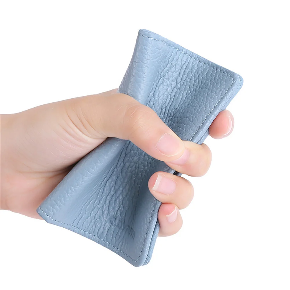 Men's Slim Thin Minimalist Front Pocket Wallets RFID Blocking Credit Card Holder PU Leather Travel Organizer Wallet for Men