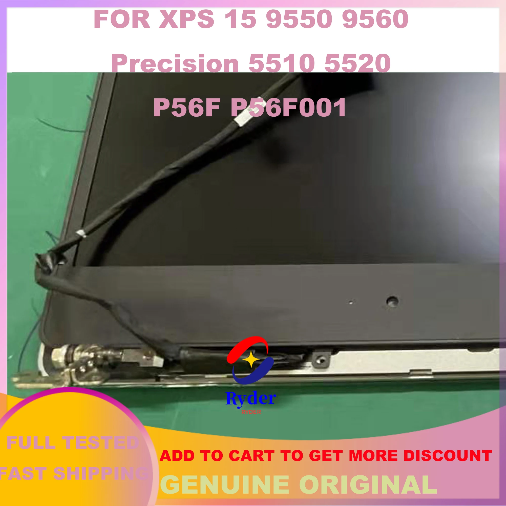 Écran LCD Complet Pour Dell XPS 15 9550/9560 - 15.6" FHD 1920x1080, Neuf (99% Comme Neuf)