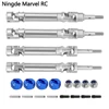 RC Car Stainless Steel Front and Rear Driveshaft for 1/10 Traxxas Slash 2WD 4X4 Rustler Upgrade Parts Accessories 1
