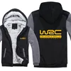 World Rally Championship WRC Hoodies Winter Warm Fleece Zipper WRC Men Coat Jacket Sweatshirt 2