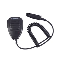 New Baofeng Radio Waterproof Speaker Mic Microphone PTT for Portable Two Way Radio Walkie Talkie UV-9R / UV-9R Plus / UV-S22 PRO 2