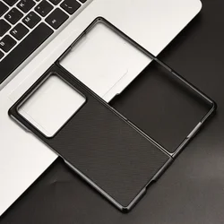 Premium Carbon Fiber Leather Folding Protective Case - Sleek and Durable Design for Plastic (Black)