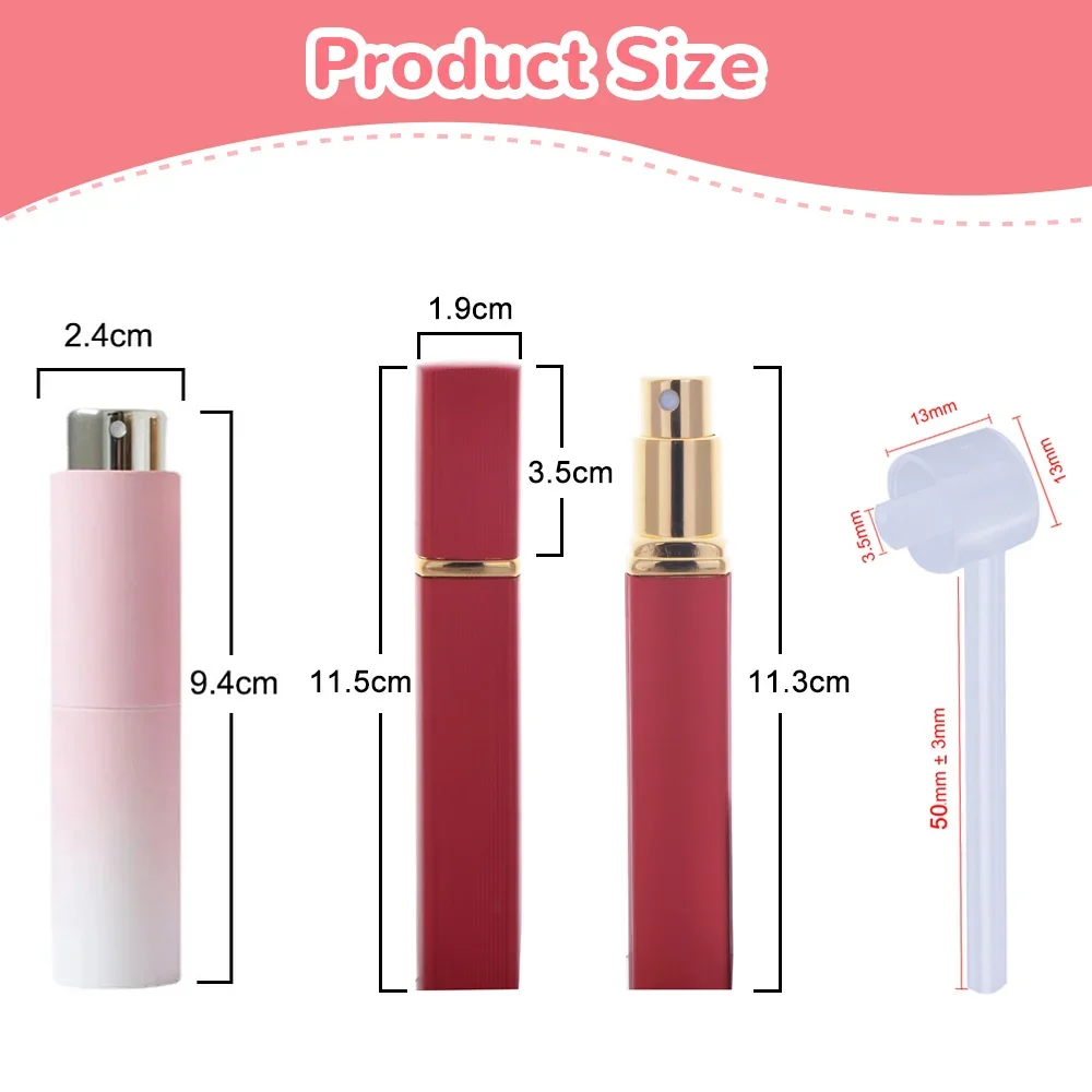 Perfume Dispenser Tools 5/10/50 Pcs Diffuser Funnels Cosmetic Pump Dispenser Portable Sprayer