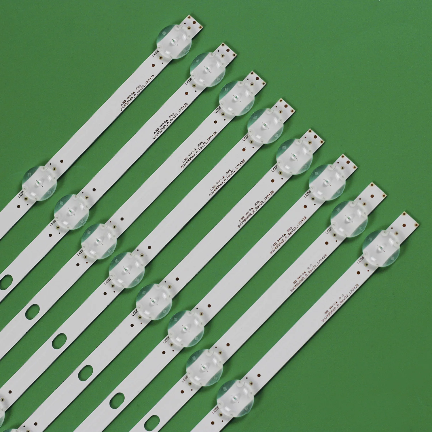 Led Backlight Strip para Toshiba 49v5863dg Panasonic Tx49fx555e Tx-49gx555b Tx-49fx550b Btx-49gx550b - Imagem 6