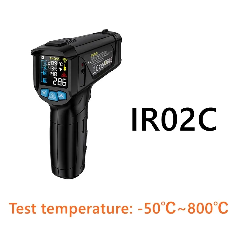 MESTEK Industrial Infrared Termometrs Digital High Precision Kitchen Home Temperature Sensor Multifunction Thermometer 1PC digital thermometer infrared thermometer temperature sensor