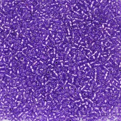 Vibrant Glass Seed Beads for Jewelry Making and Crafts - 18g/lot (Purple)