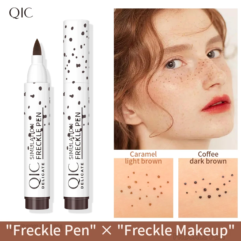 Face Fake Freckles Pen Natural Waterproof Concealer for Long Lasting Look Dot Spot Pen Makep Tool Cosmetic