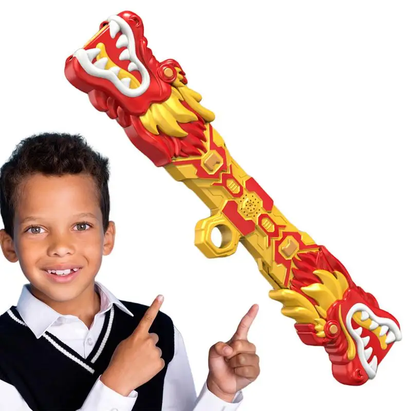 

Stretchable Dragon Toy Portable Retractable Light Up Dragon Fidget Toys Novelty Stress Interactive Children Toys
