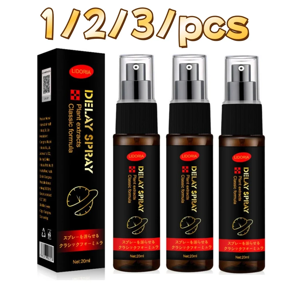 Sex Delay Spray Sex for Men 20ml Male External Use Anti Premature Ejaculation Lasting Long 60 Minutes Penis Enlargement Pills