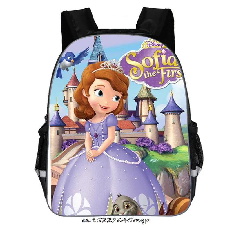Mochila de Princesa Sofía para niños y niñas, morral bonito de pulgadas para guardería - AliExpress