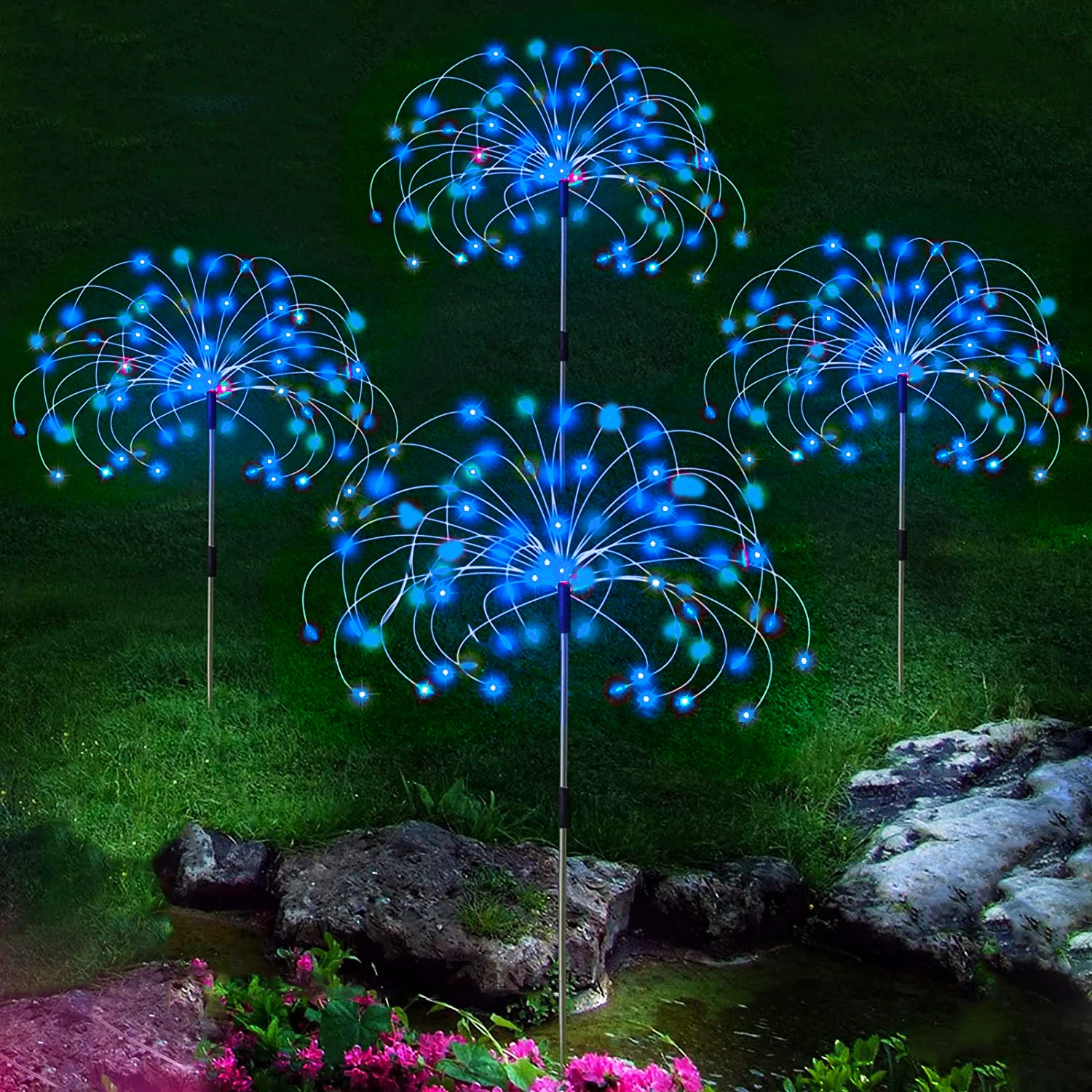 Fireworks light-Blue