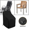 New Stacked Chair Dust Cover Storage Bag Outdoor Garden Patio Furniture Protector Waterproof Dustproof Sofa Armchair Organizer 1