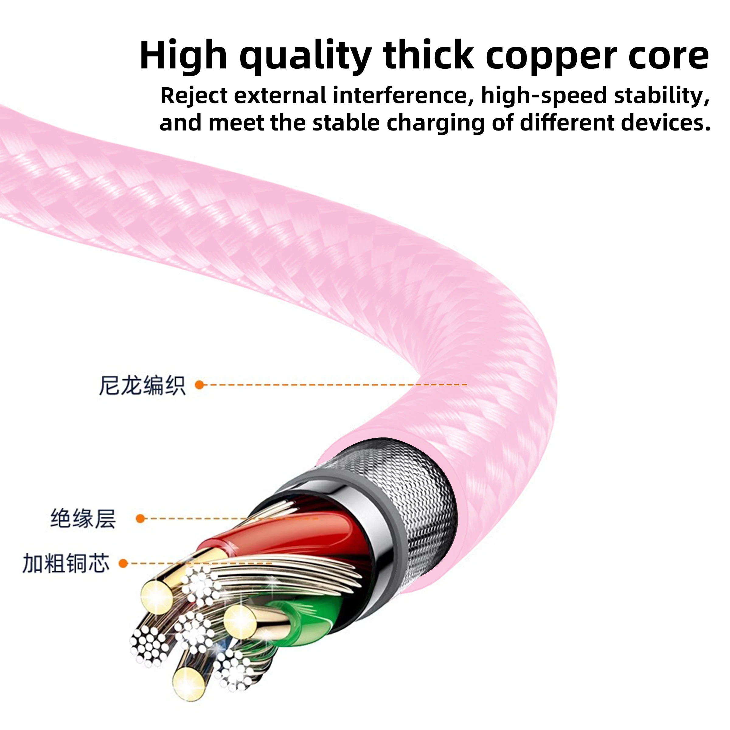 빠른 충전, 고속 데이터 동기화를 위한 팔꿈치 모양의 USB C 충전 케이블, 삼성, 원플러스, 레드미 등에 적합한 USB 타입 C 케이블, 내구성이 뛰어나고 유연한 케이블, 여행 및 사무실 사용에 이상적, 
